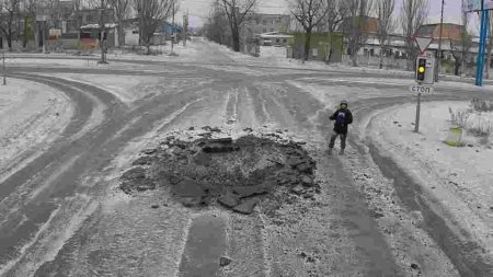 Фото разрушений г. Горловка. 25.01.2015