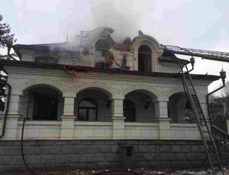 Фото разрушений Горловка, церковь 31.01.15