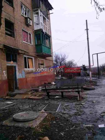 Фото разрушений Горловки 30-31 января 2015 года
