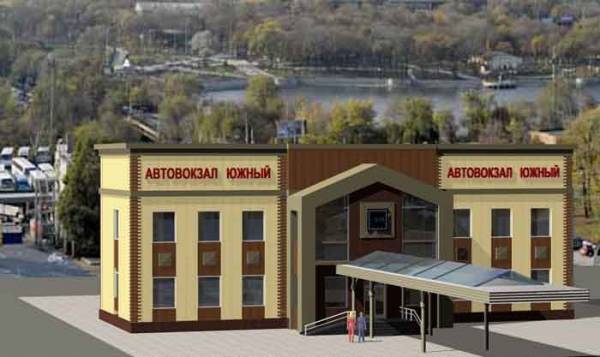 Планируемая реконструкция автовокзала "Южный"