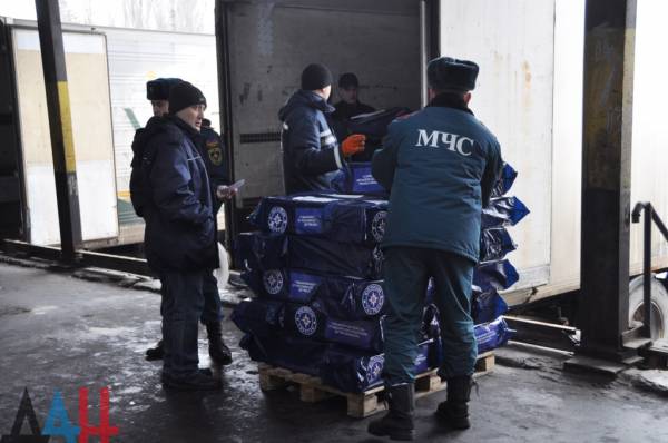 Российский гуманитарный конвой доставил в ДНР почти 200 тонн детского питания – МЧС