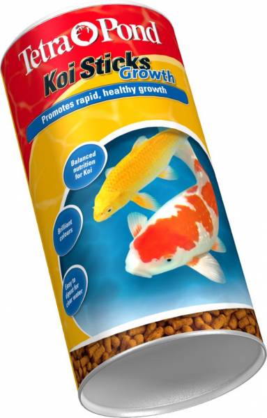 Лучший корм для прудовых рыбок.