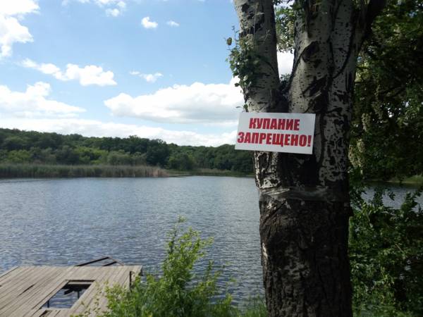 Купание в прудах Ветковский и Путиловская Роща запрещено