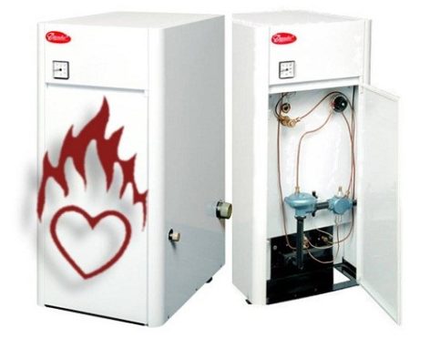 Установка котла данко