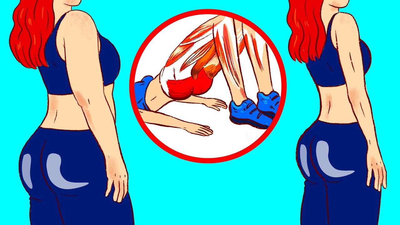 9 ленивых упражнений для супер упругой попки