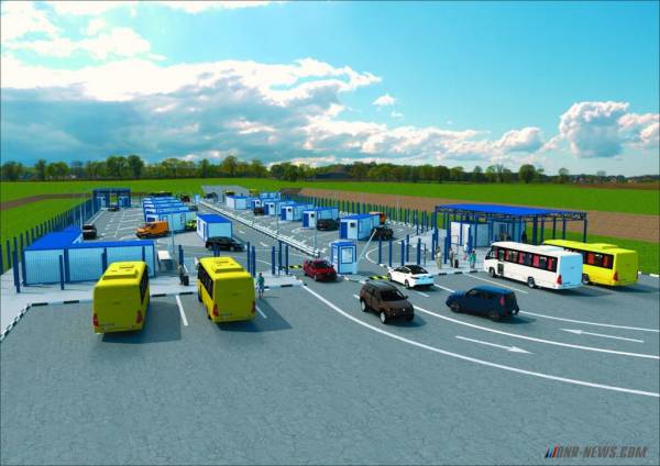 КПП "Еленовка" у линии разграничения под Донецком начал работу после модернизации