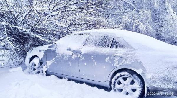 Налипание мокрого снега! Будьте бдительны!