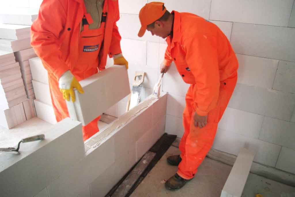 Перегородки из пенобетона в современном интерьере и их выгодные преимущества