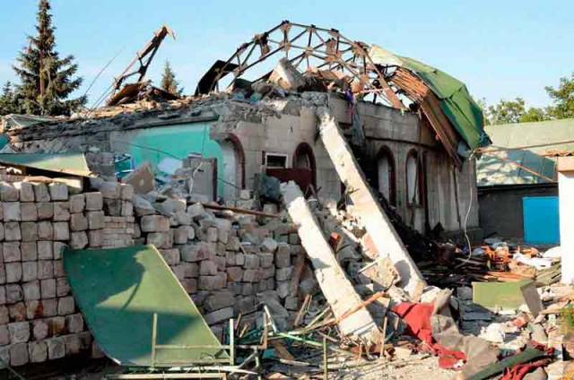 Храмы, пострадавшие во время войны на Донбассе