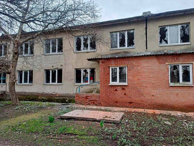 Обстрел Ясиноватой 08.04.2023