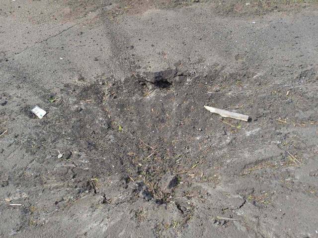 Последствия обстрела на ул. Пятницкого, 58 в Киевском районе Донецка