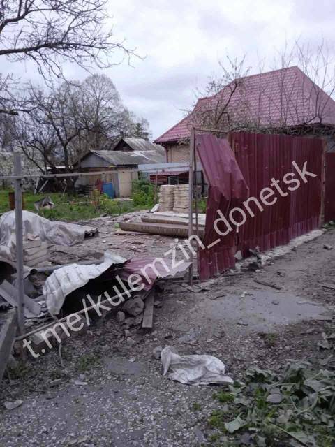 Результаты обстрела ул. Победы в Петровском районе