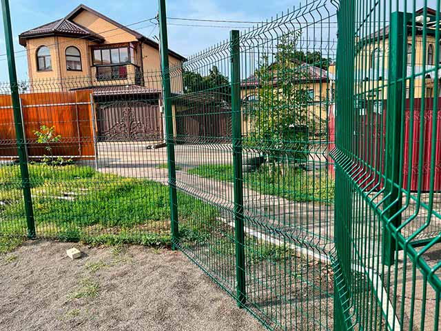 Секционные и металлические заборы 2D и 3D