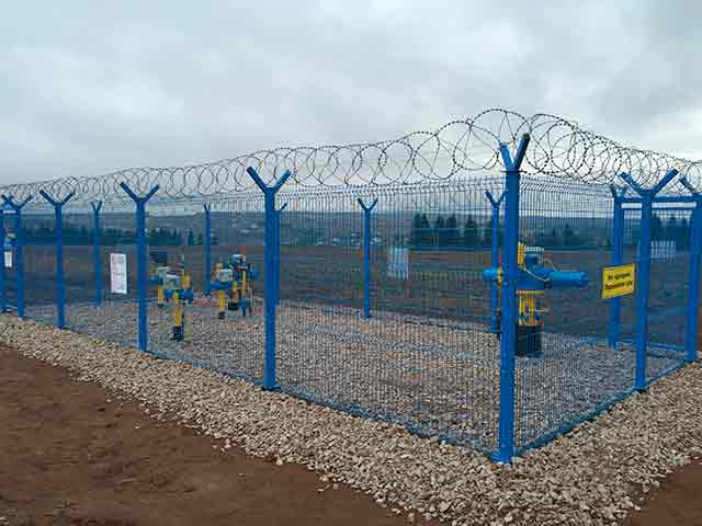 панельный забор из сетки properimetr.ru