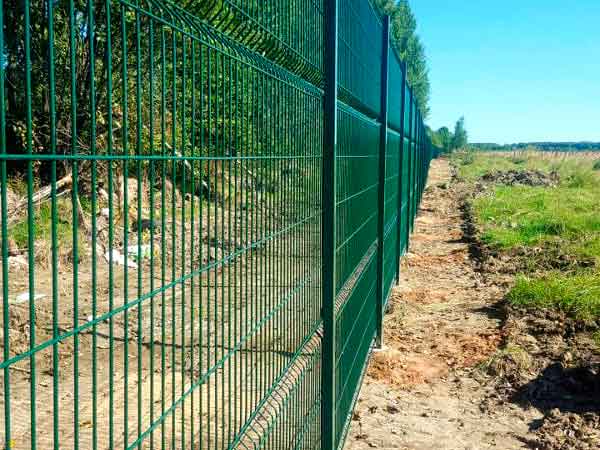 Секционные металлические заборы 2D и 3D