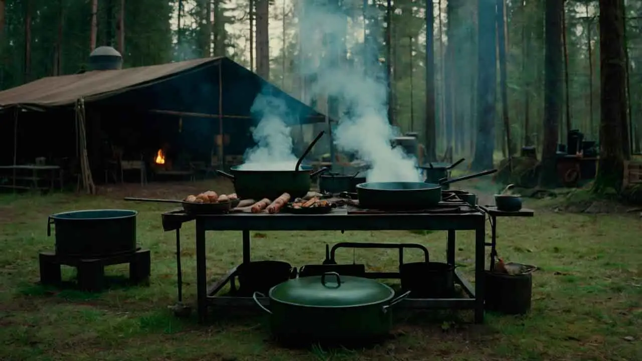 Как накормить 100 человек на природе вкусно и необычно? Выездная полевая кухня